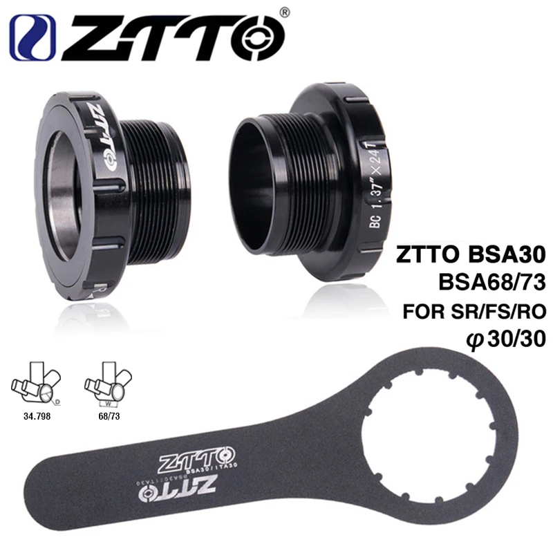 

Внешний подшипник ZTTO BSA30 BB68 BSA 68 73 для BB Rotor Raceface SLK BB386 30 мм