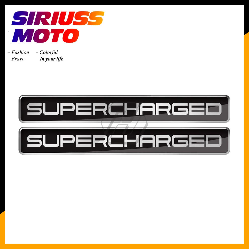 

3D Motorcycle Supercharged Edition Sticker Car Motorbike Decal for BMW Honda Toyota