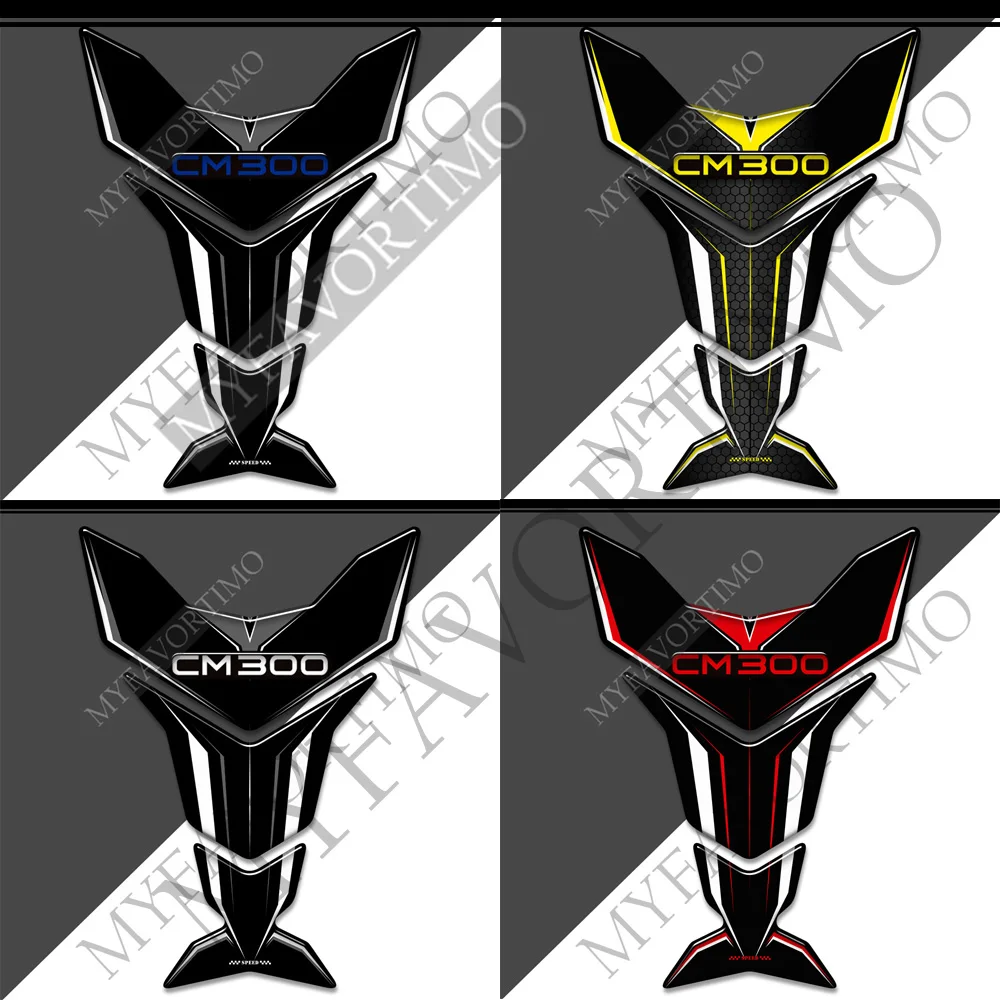 

Tank Pad Stickers Decal Emblem Logo Protector Fuel Oil Kit Knee For HONDA Rebel CMX CM 300 CMX300 CM300 Rebel300