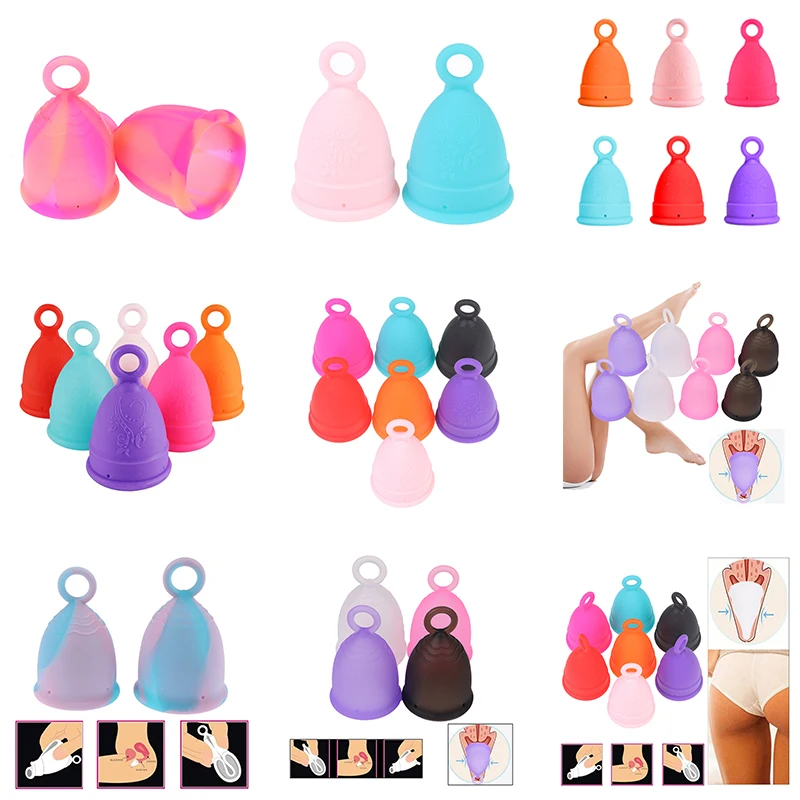 Women Hygiener Menstruatie Cup Medical Grade Silicone Menstrual Cup Feminine Hygiene Copa Menstrual Lady Cup Period Health Care