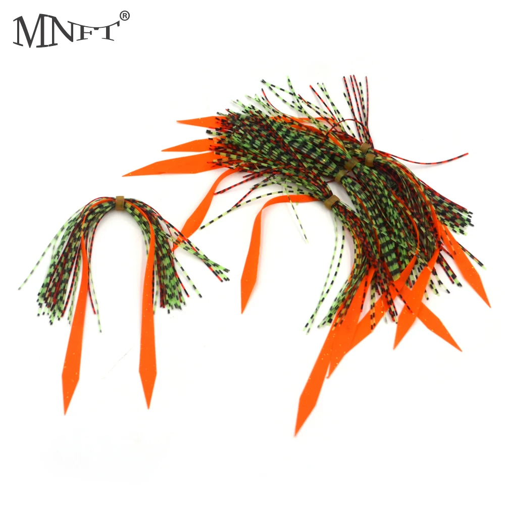 MNFT 60 Bundles Squid  Fly Tying Yarn Fly Fishing Tying Material DIY Rubber Jig Lures Silicone Streamer