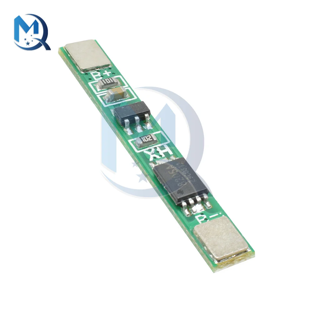 1S 3.7V 2.5A Lithium Battery Protection Board BMS PCM Lithium Polymer 18650 Battery Charger PCB Board For 18650 Charging Module