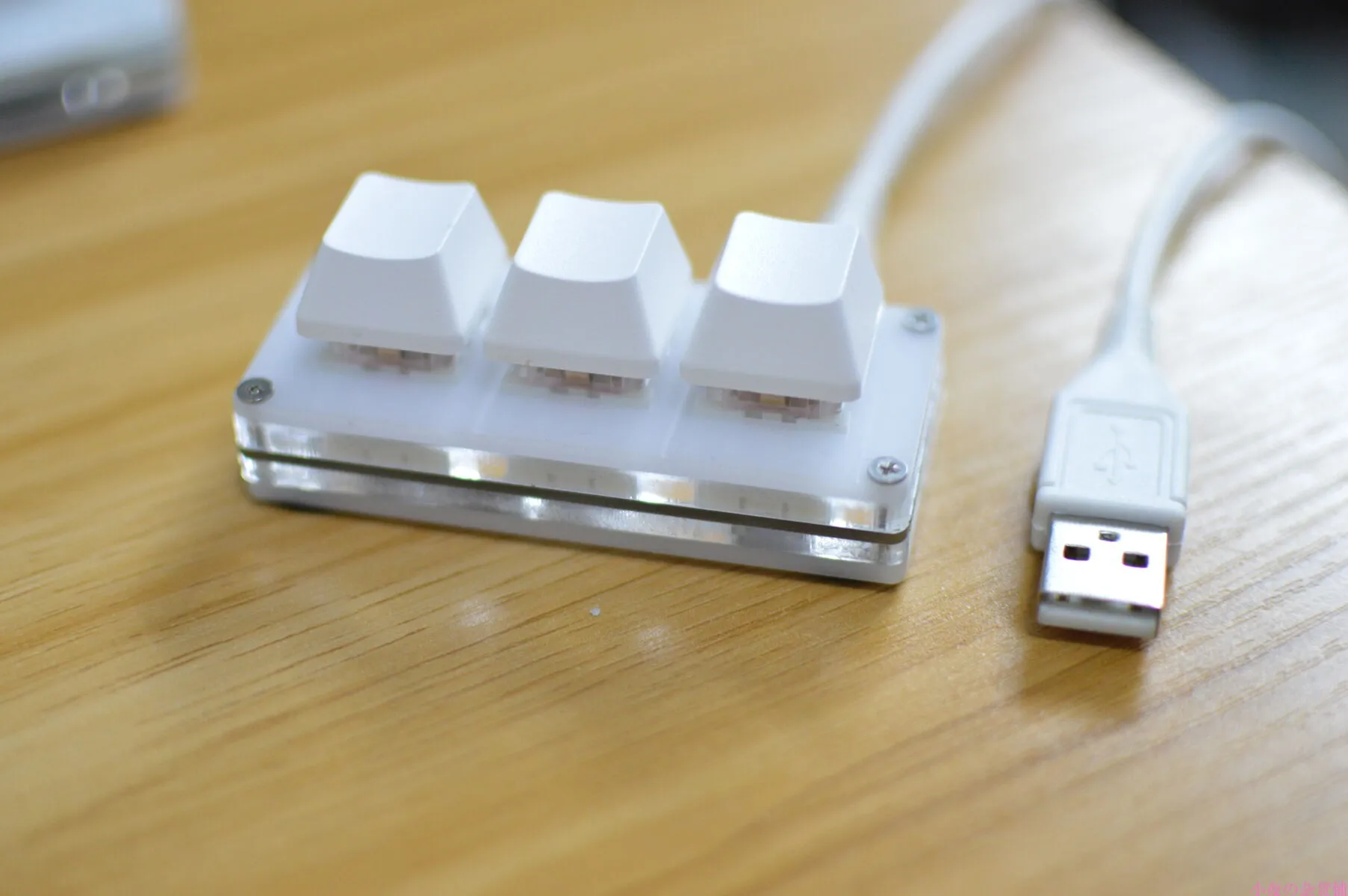 Teclado pequeno mini teclado 3 teclas copiar e colar uma senha chave personalizado teclas de atalho sayodevice