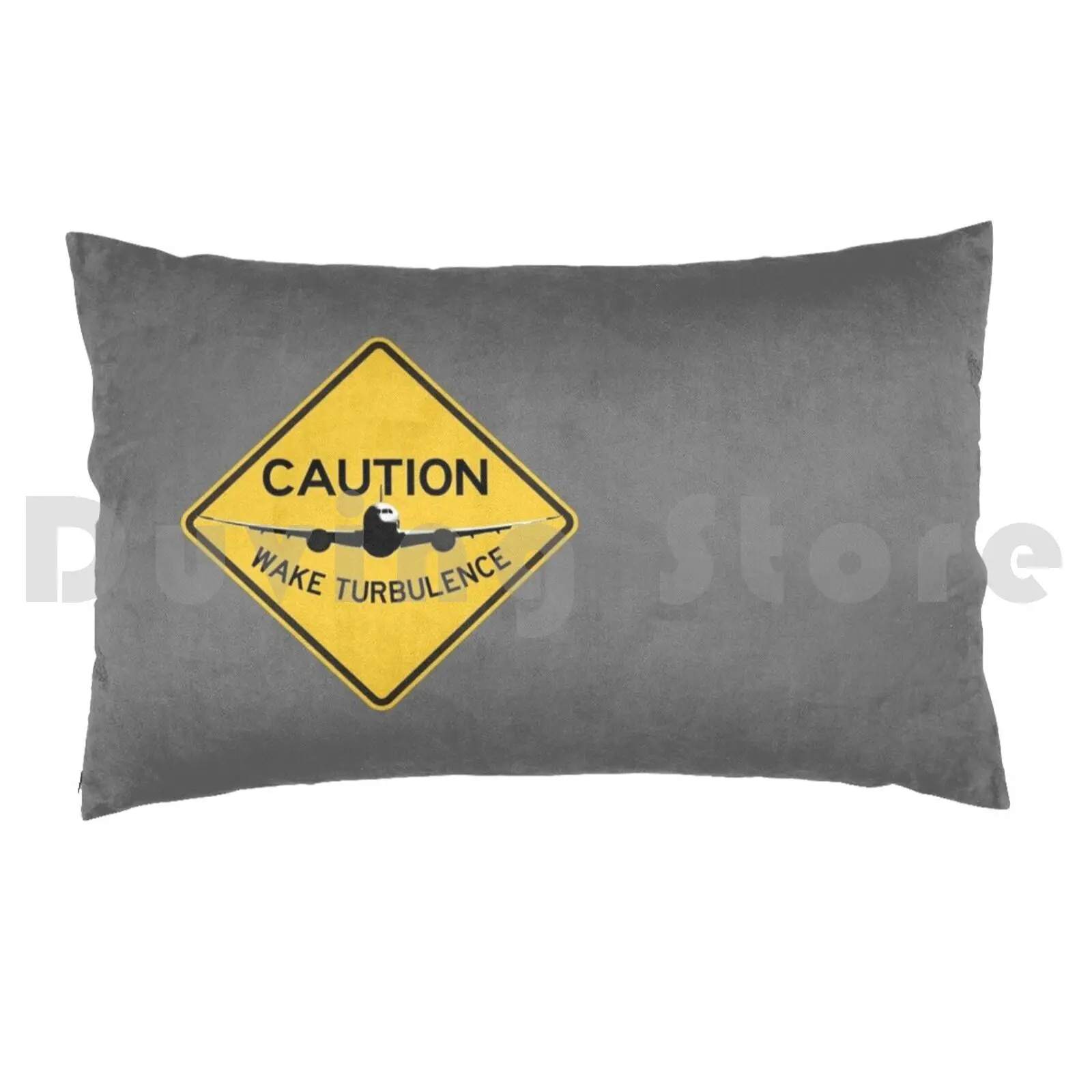 Caution , Wake Turbulence-Boeing 787-Commercial Passenger Jet Pillow Case DIY 50*70 Boeing 787 Commercial Jet