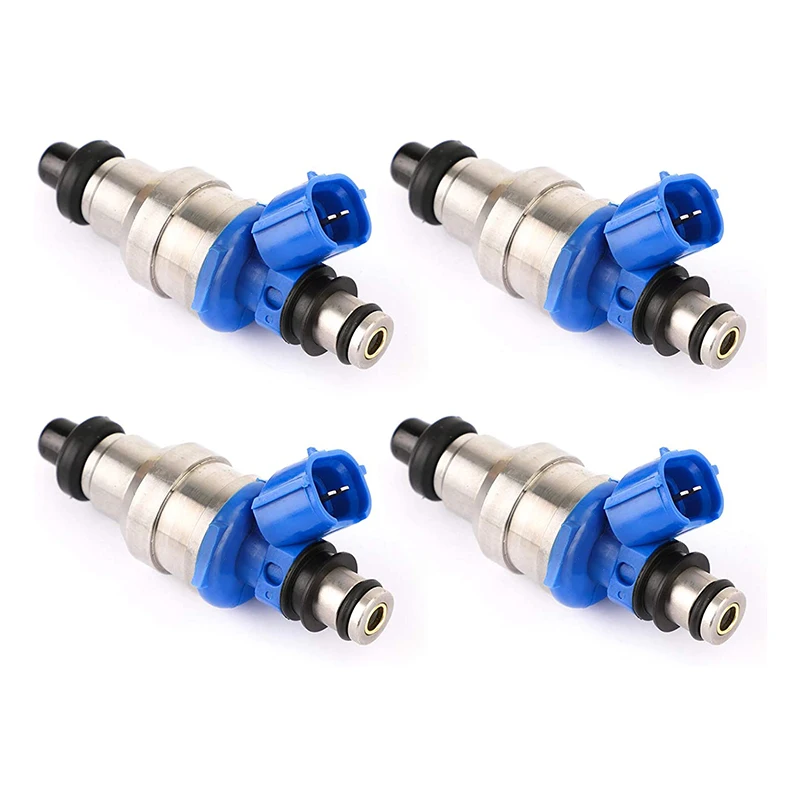 4pcs Fuel injectors Nozzle fit for Mazda Miata  1.6/1.8L1990-1993  for Kia Sephia 195500-1970