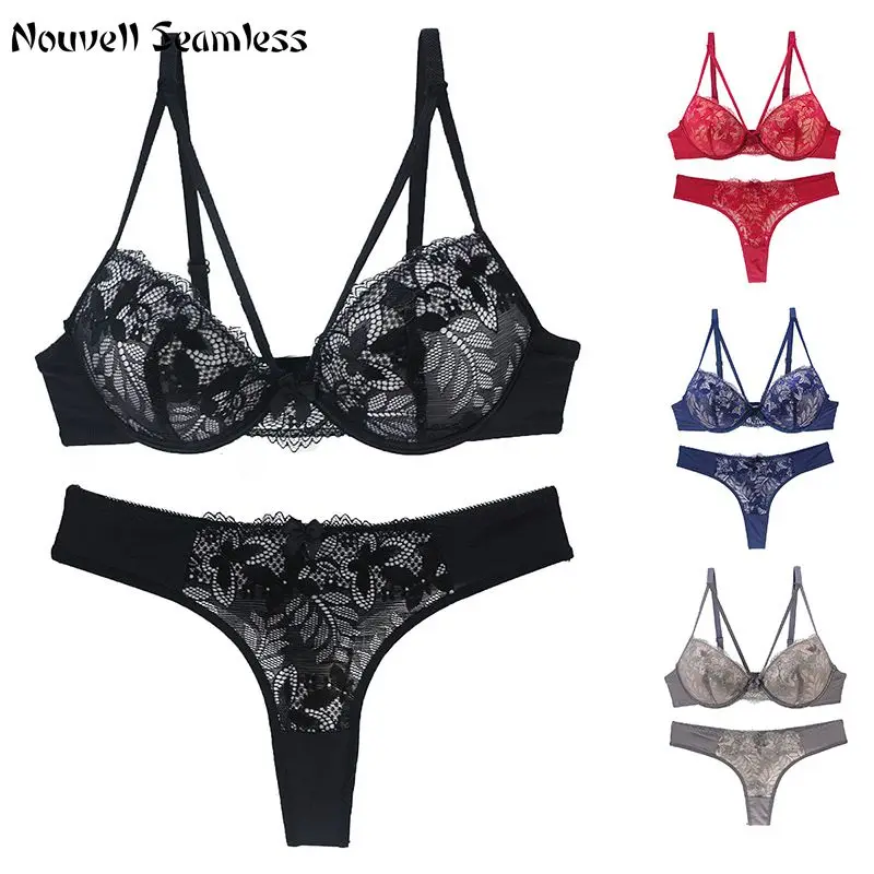 Nouvelle seamless sexy women's underwear bra, used to push up lace flower bra evening dress, padded bra top wire underwear size