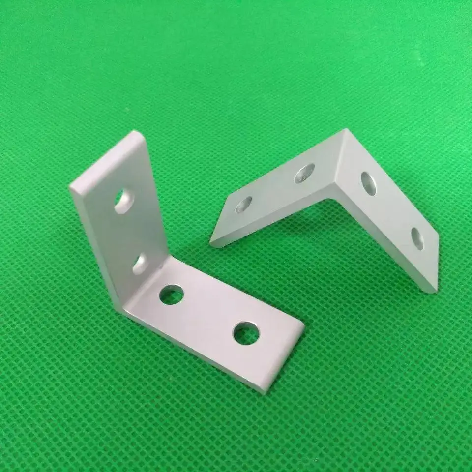 4 Holes 90 Degree Bracket Fastener 2020 2040 2550 3030 3060 4040 4080 4545 4590 Angle Connector Aluminum Profile Accessories