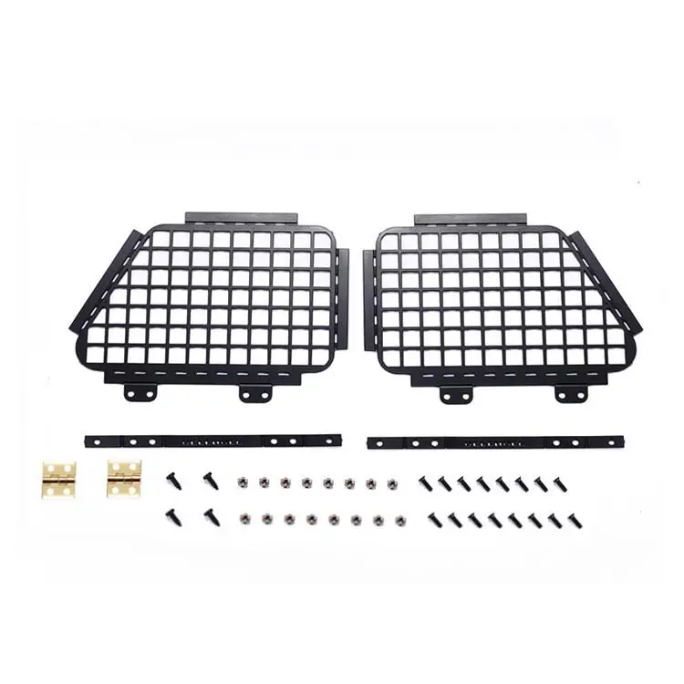 

MJRC 1/12 MN-D90 Defender modified parts car Stainless steel can be flipped up and down window guards Toy car parts Window mesh