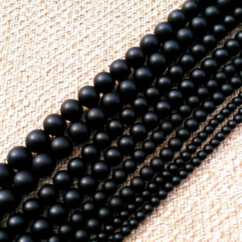 Black Ground Material Bead Accessories DIY Hand Crystal Jewelry Agate