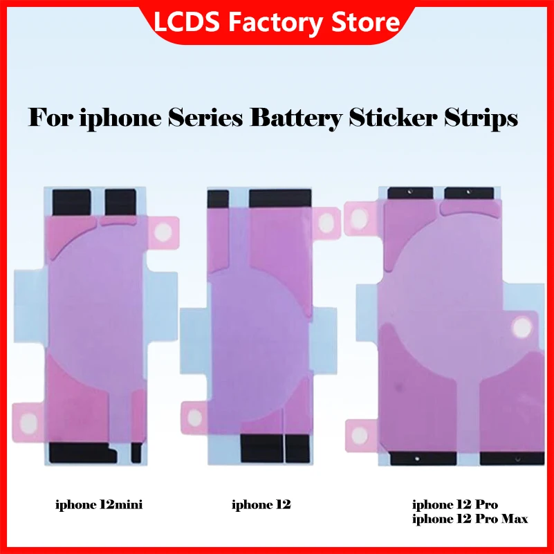 10pcs/lot Battery Adhesive Sticker For iphone 12 12Pro 12 Pro Max 12mini Battery Glue Tape Strip Tab