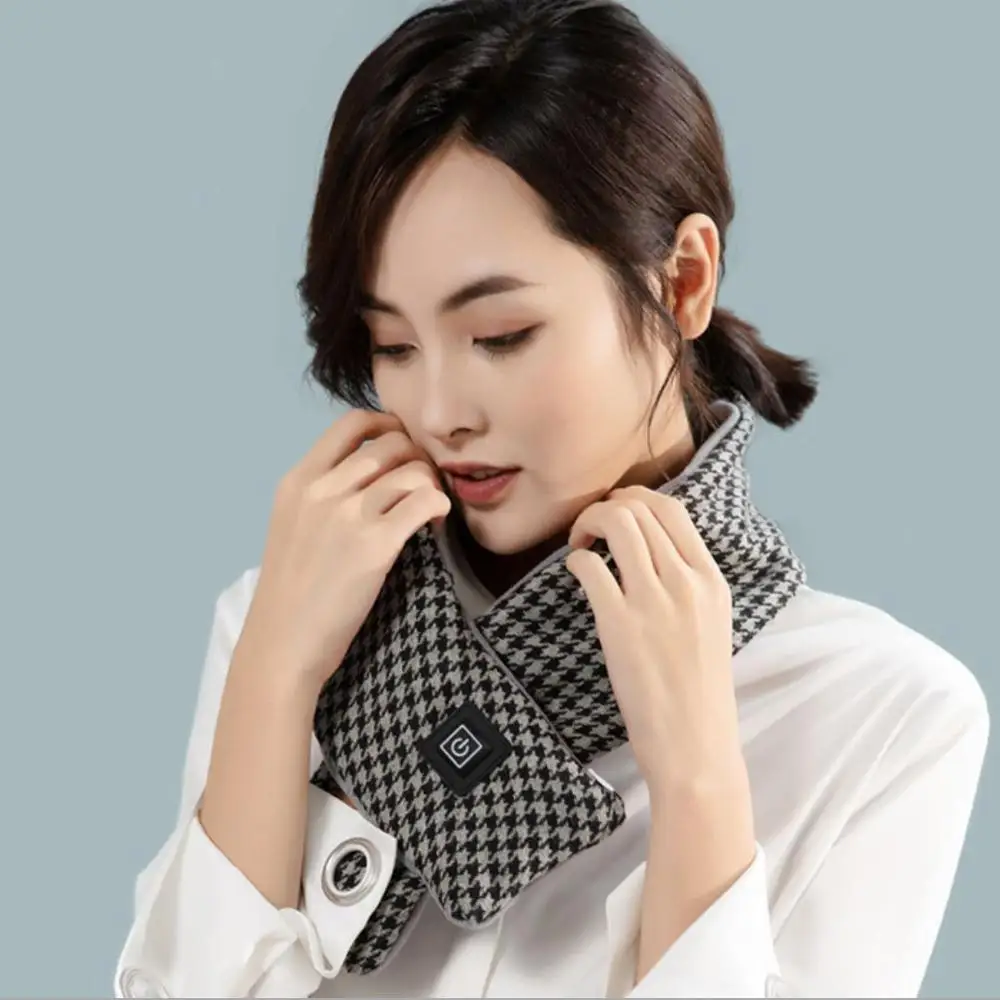 SzBlaZe  Unisex Graphene Heating Scarf Neck Heating Pad Smart Electric Scarf Heated Neck Warmer For Fashion Winter Outdoor trave