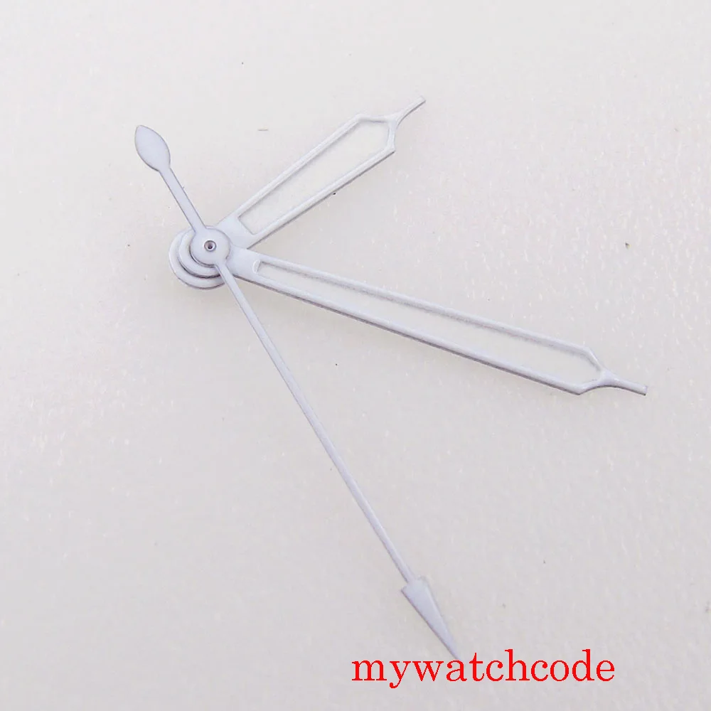 Per NH35 NH36 MIYOTA 8215 821A 8205 Mingzhu 2813 ETA 2824 2836 movimento arancione lancette dell'orologio Set verde luminoso parti di alta qualità