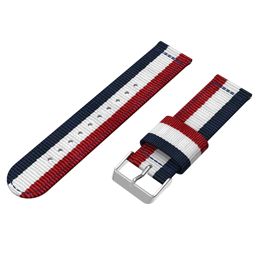 20mm 22mm Nylon WatchStrap Band For IMILAB KW66 / YAMAY SW022 WristStrap For Amazfit GTR 2 GTS 2 / 2e Belt Bracelet Wristband