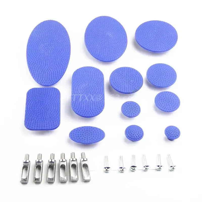 1set High Quality Dent Puller Tabs Glue Pulling Tabs Paintless Dent Repair Car Dent Removal Body Repair Kit