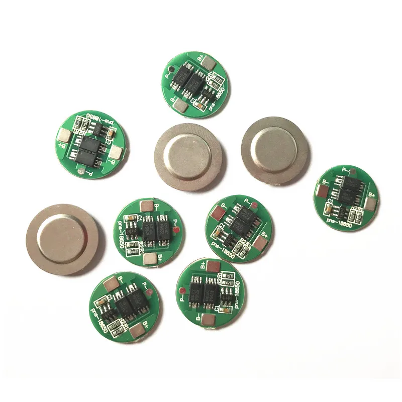 1S 4A BMS 18650 battery 4.2V battery protection board 18650 lithium charge and discharge protection board 16MM dual MOS