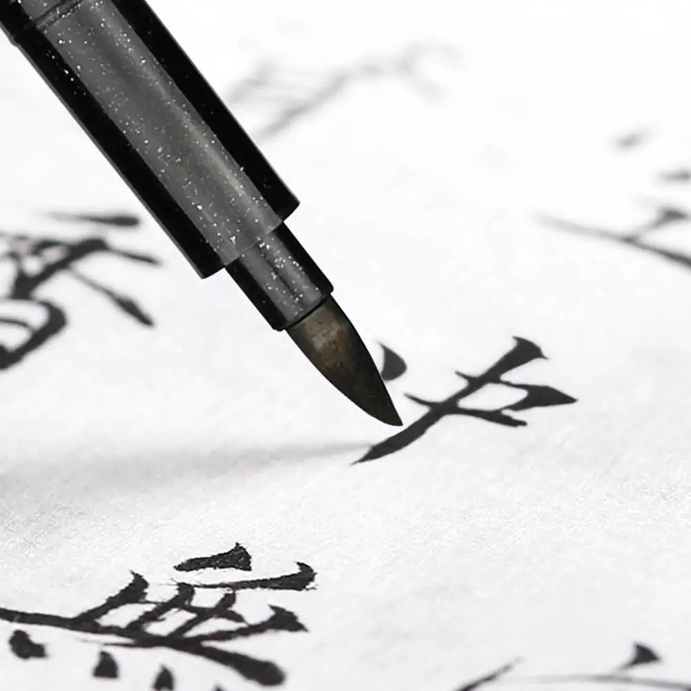 HEIßE VERKÄUFE!!! 4Pcs Kalligraphie Schreiben Unterschrift Marker Stift Pinsel Büro Schule Tinte Schreibwaren