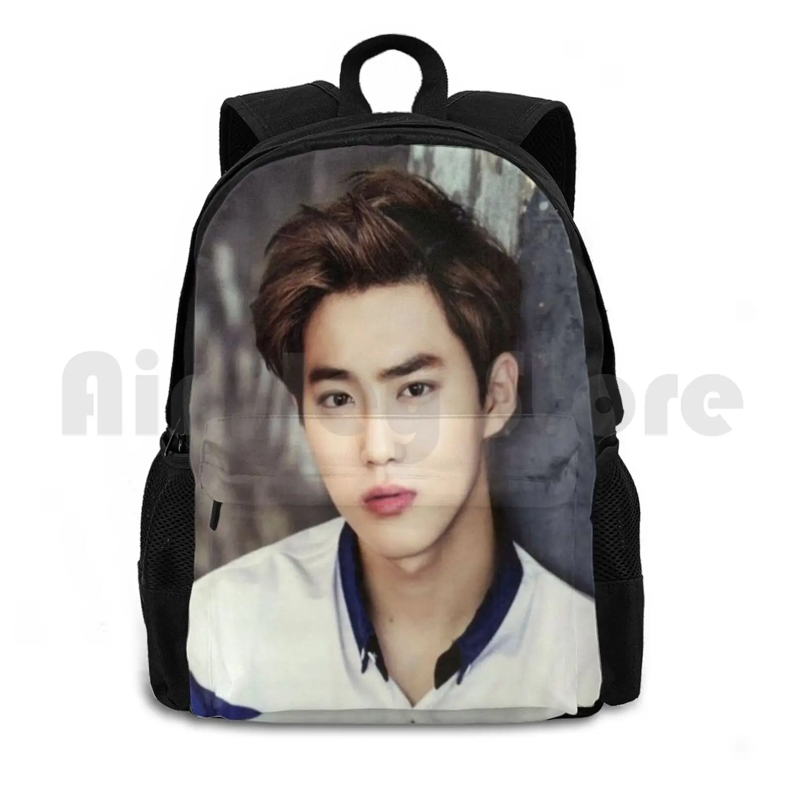 

Suho Singer Desing Outdoor Hiking Backpack Riding Climbing Sports Bag Suho Suho Corean Music Kpop