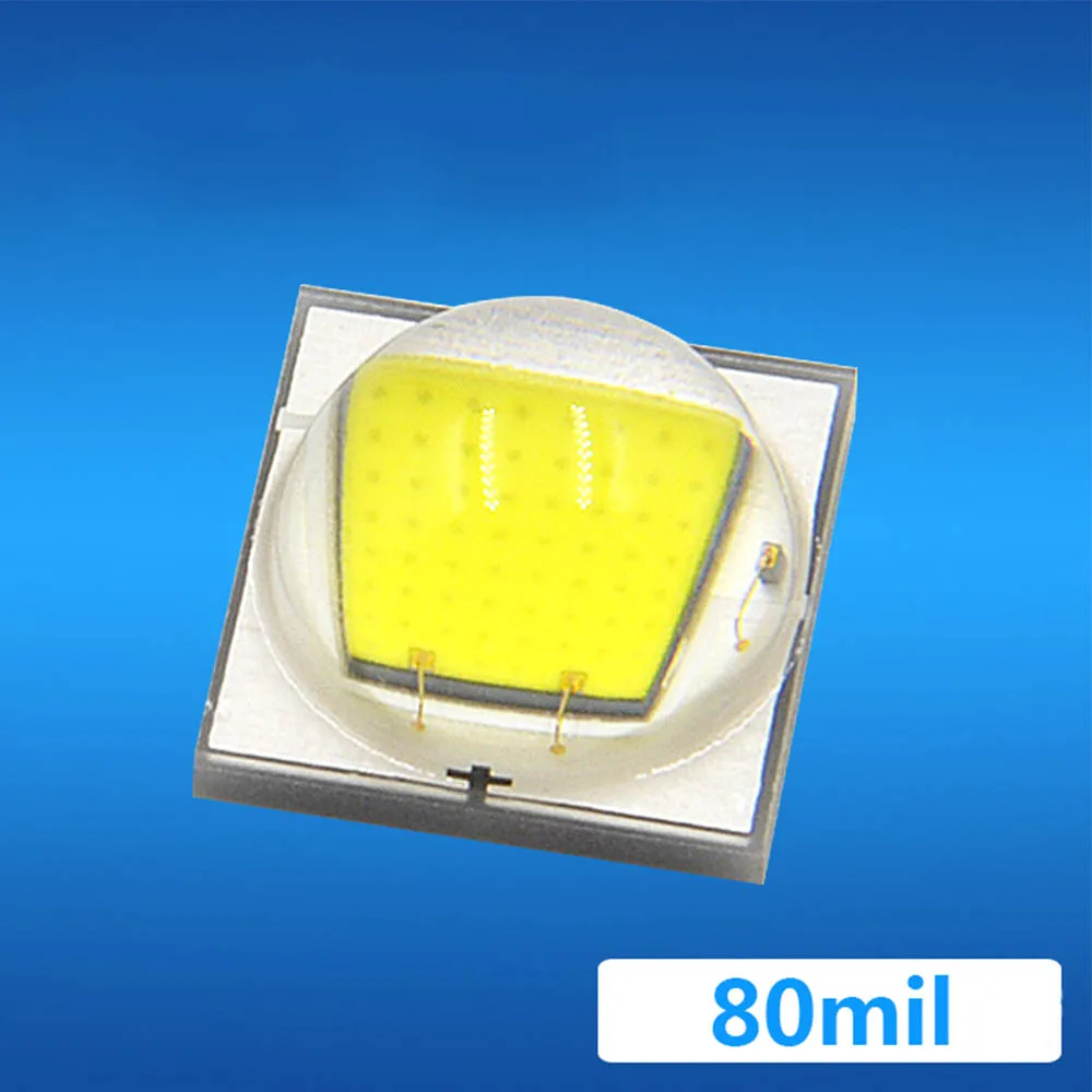 10pcs lot 10W  Bright High Quality Full Power T6-U2 5050 LED Lamp Bead Flashlight Light LED Diode Chip Light With 20mm Base