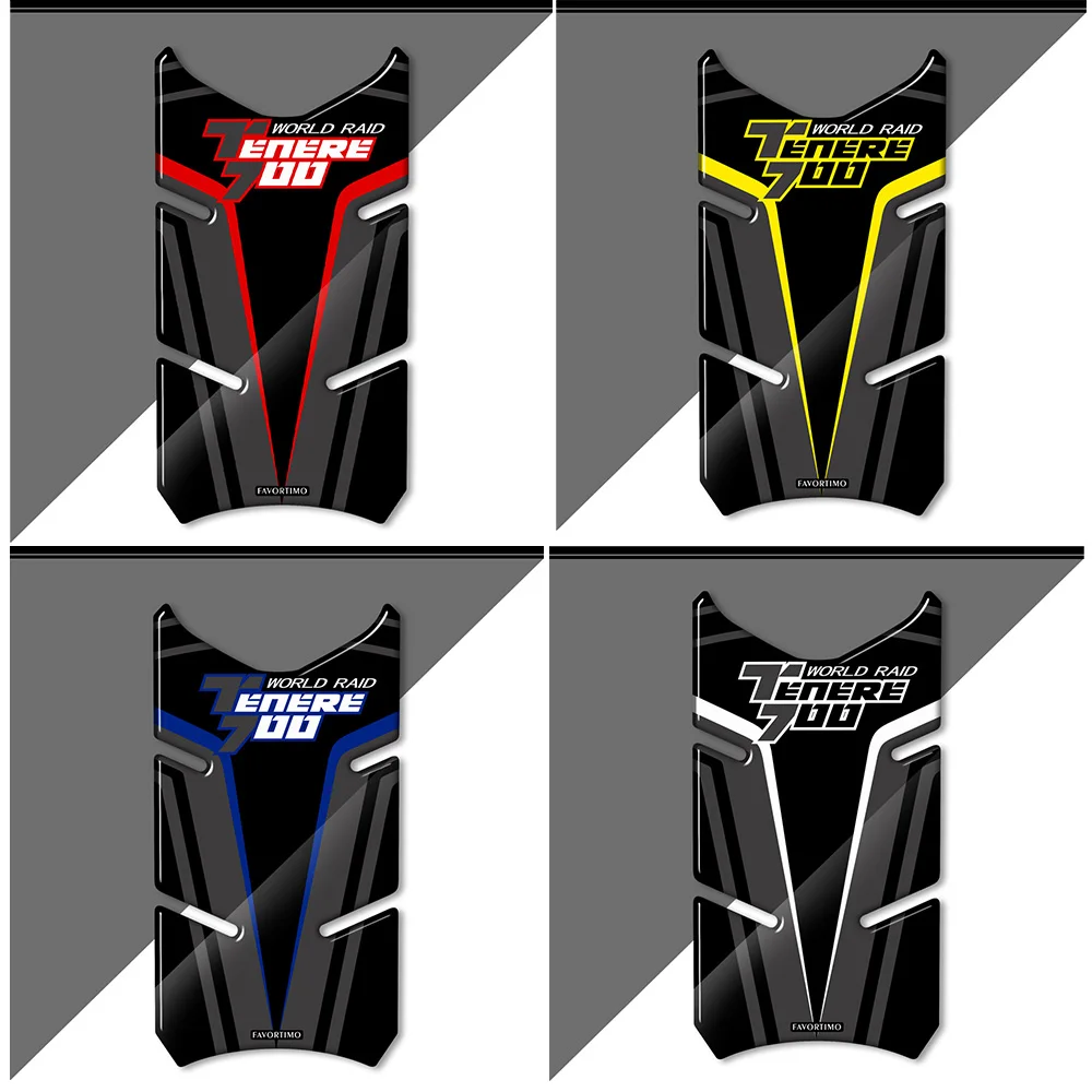 FOR YAMAHA Tenere 700 T700 XTZ XT700 Stickers Tank Pad Protector Trunk Luggage Cases Emblem Badge Logo Decal 2019 2020 2021