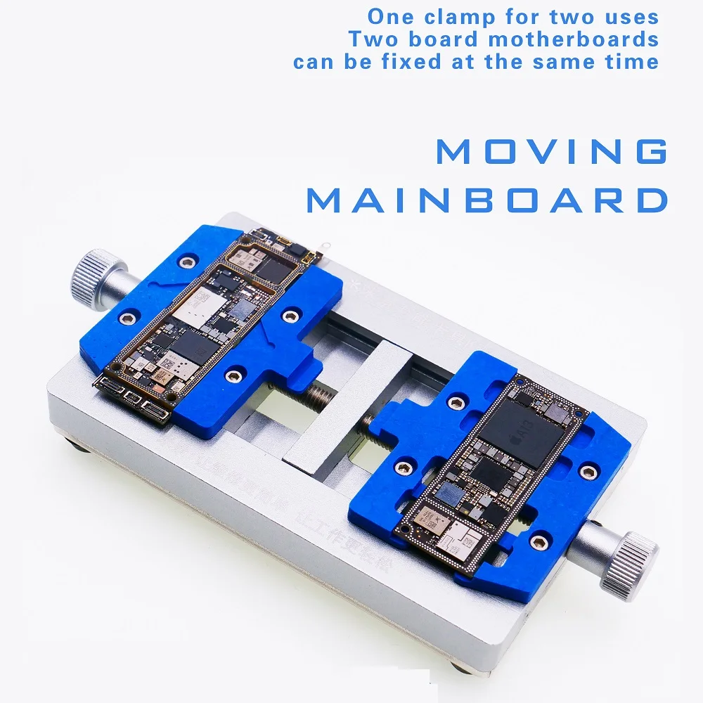MIJING K23 Daul เพลา PCB Fixture Soldering ผู้ถือโทรศัพท์มือถือ CPU IC Chip Fix Repair เครื่องมือชุดสำหรับ iPhone เชื่อม hold