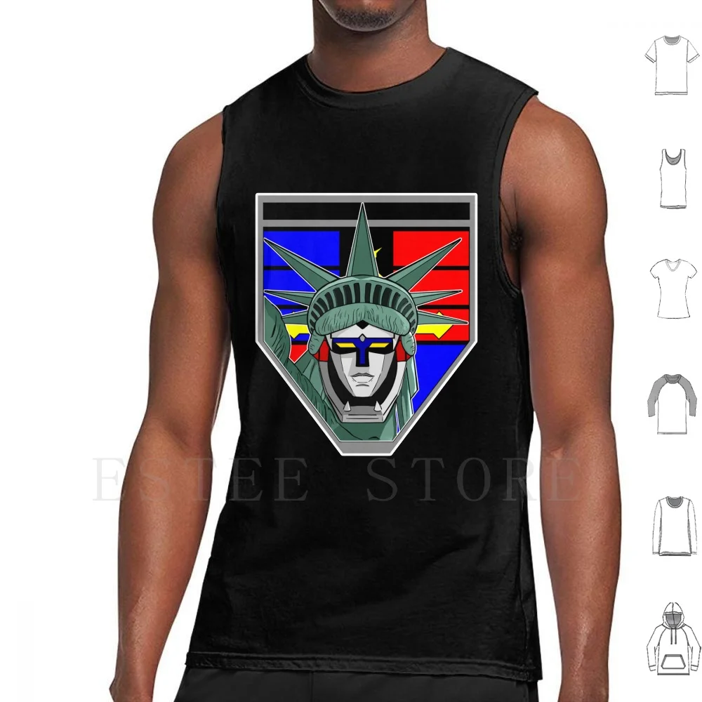 Voltron Liberty Tank Tops Vest Sleeveless Voltron Liberty 5 Lions