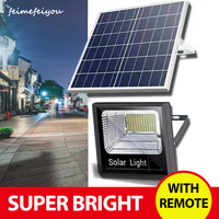 65/45/30/25W LED flood light Solar street lights household waterproof remote indoor and outdoor lighting garden wall lamp