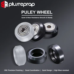 3D Printer Plastic Wheel POM Big Models Passive Round wheel Idler Pulley Gear for CNC Openbuilds V-Slot