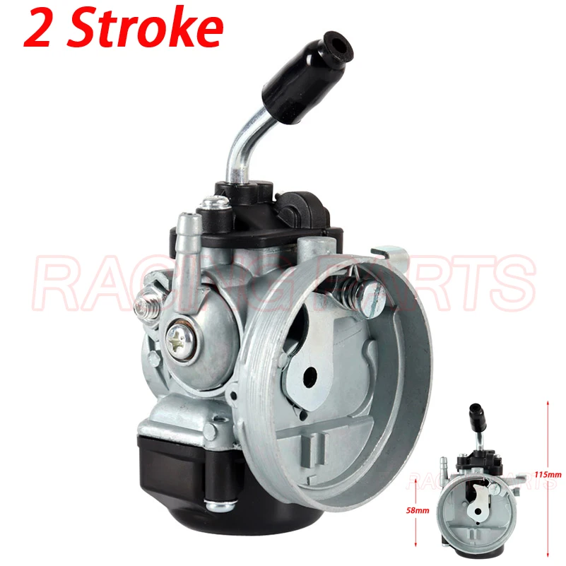 

Carburetor Carb For 2 Stroke Engine 50cc 60cc 80cc Gas Motorized Bike Bicycle 47 49cc Pocket Bike Mini Moto Dirt ATV Quad