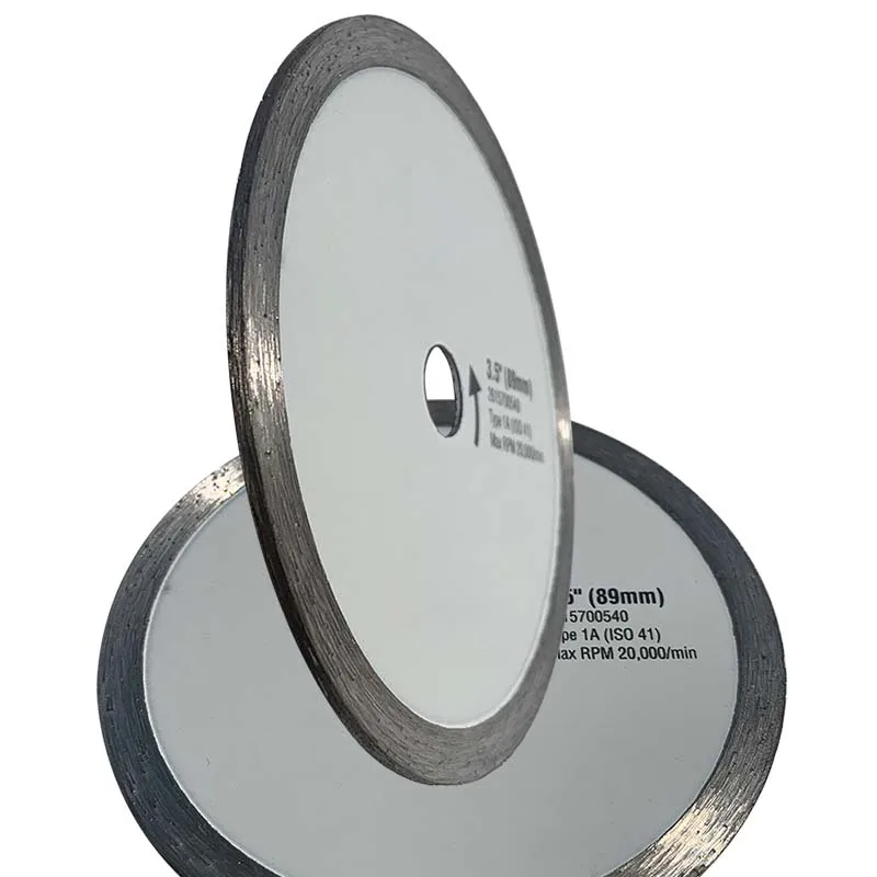 ミニ丸鋸、セラミックタイル、花崗岩大理石ディスク用のフリースモールブレード89mm 3.5 "、アクセサリースペアカッティングディスク。