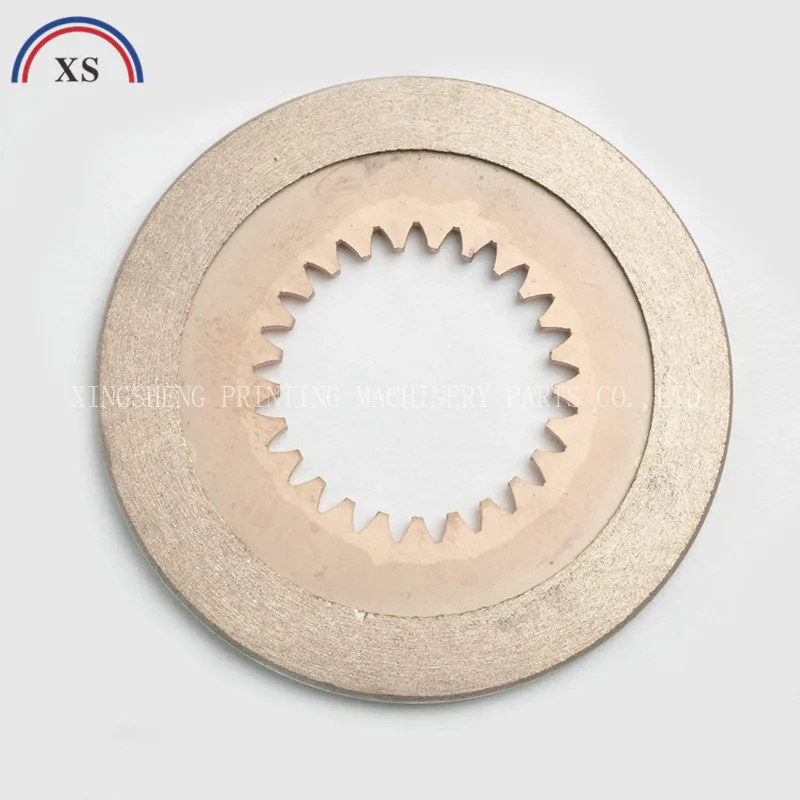 KOMORI 25 TEETH BRAKE L40 S40 L44 FEEDER LIFTING FRICTION PLATE PRINTING MACHINE PARTS THICKNESS HIGH QUALITY