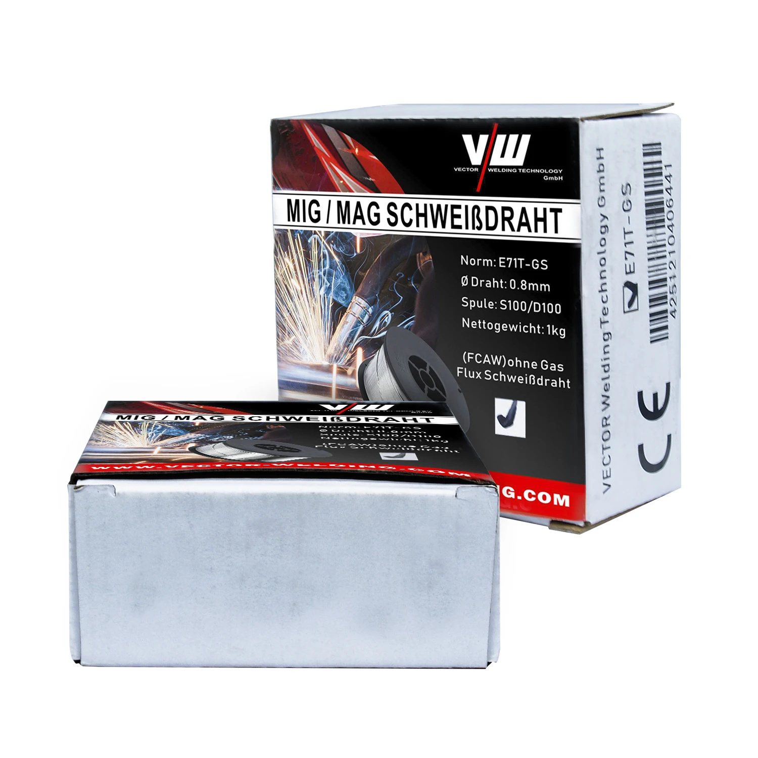 Flux Core Draht 0,8mm 1KG Rolle Selbst Abgeschirmt Schweiß Draht MIG Schweißen Gas Und Kein Gas Schweißen Maschine schweißen Draht