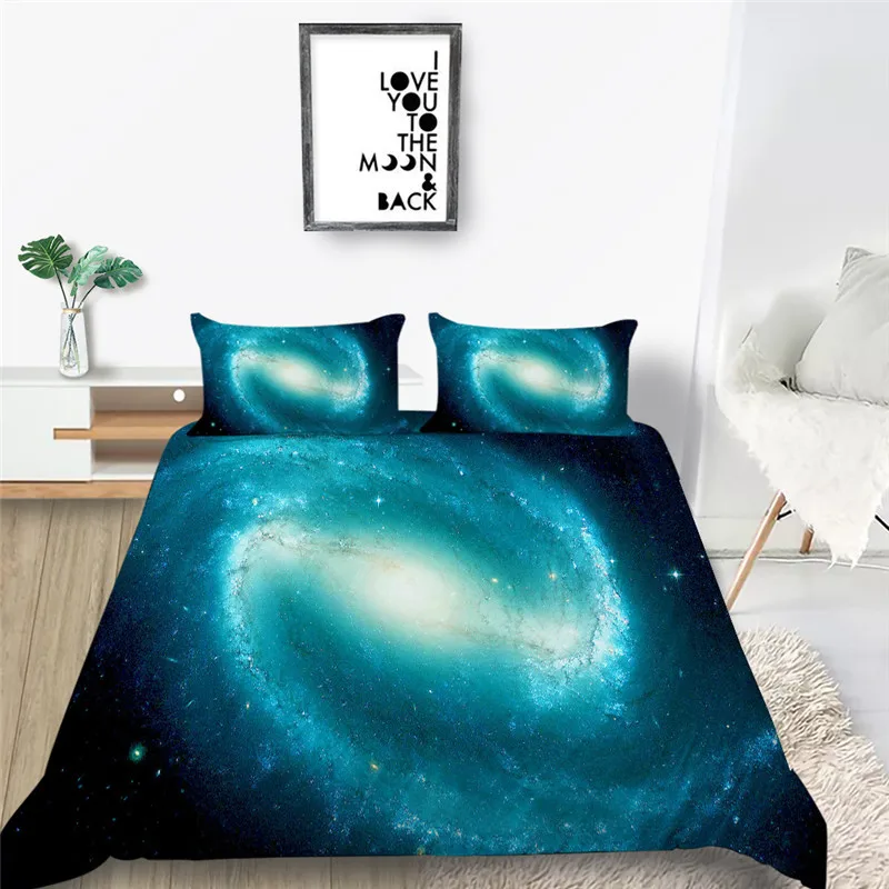 Bedding Set Stunning Views of The Green Universe Bedclothes 3D Drop ship Duvet Cover Set  Home Textiles