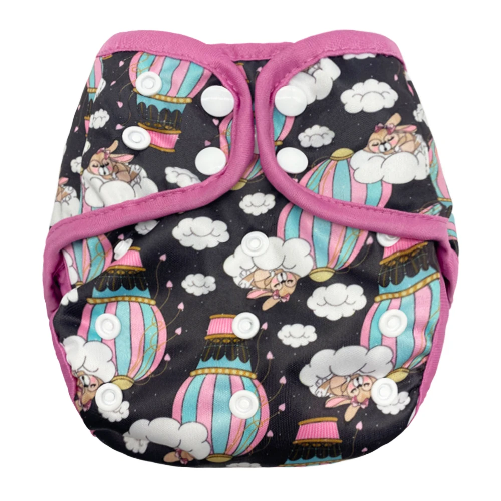 Goodbum Forest Print One Size Adjustable Cloth Diapers Cover Reusable Washable Waterproof & Breathable Nappy Cover Suit 3-15kgs