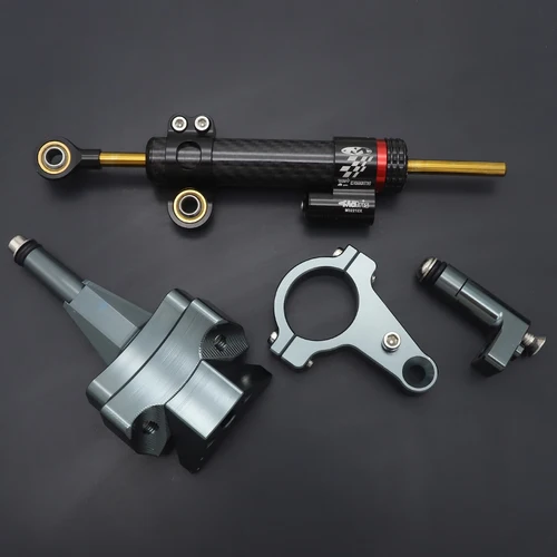 Imagen 2 del producto Estabilizador de dirección ajustable Ninja 400 2018 - 2022 CNC, amortiguador de dirección, soporte de montaje, kit de Motocross para kawasaki ninja 400
