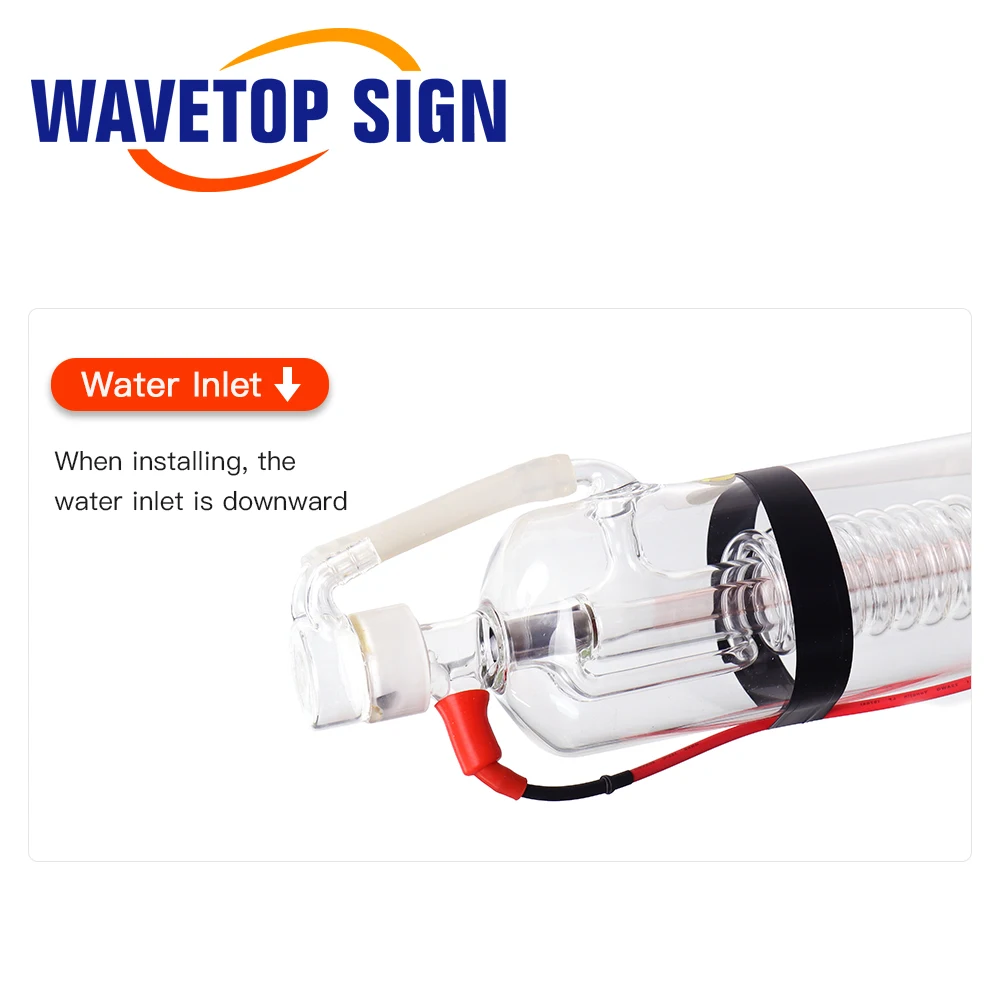 WaveTopSign tubo Laser Co2 lunghezza 1250mm 60W tubo di vetro Laser Dia.60mm uso per macchina da taglio per incisione Laser CO2