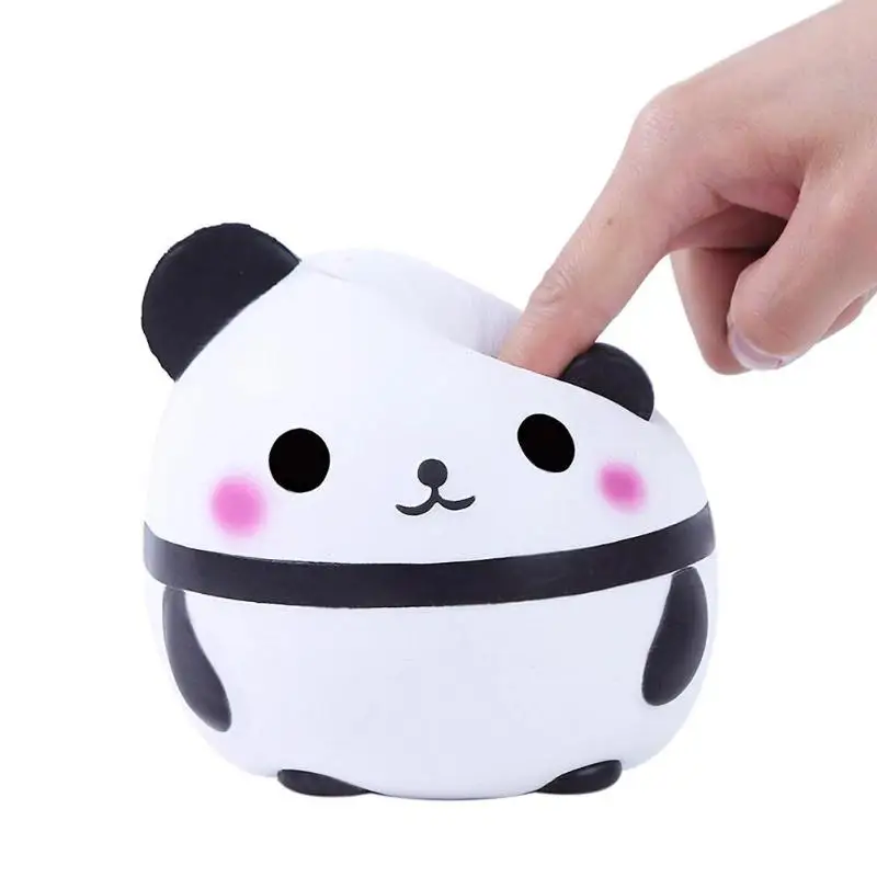 New Jumbo Kawaii Panda Squishy Slow Rising Creative Animal Doll Soft Squeeze Toy Bread Scent Stress Relief Fun for Kid Xmas Gift