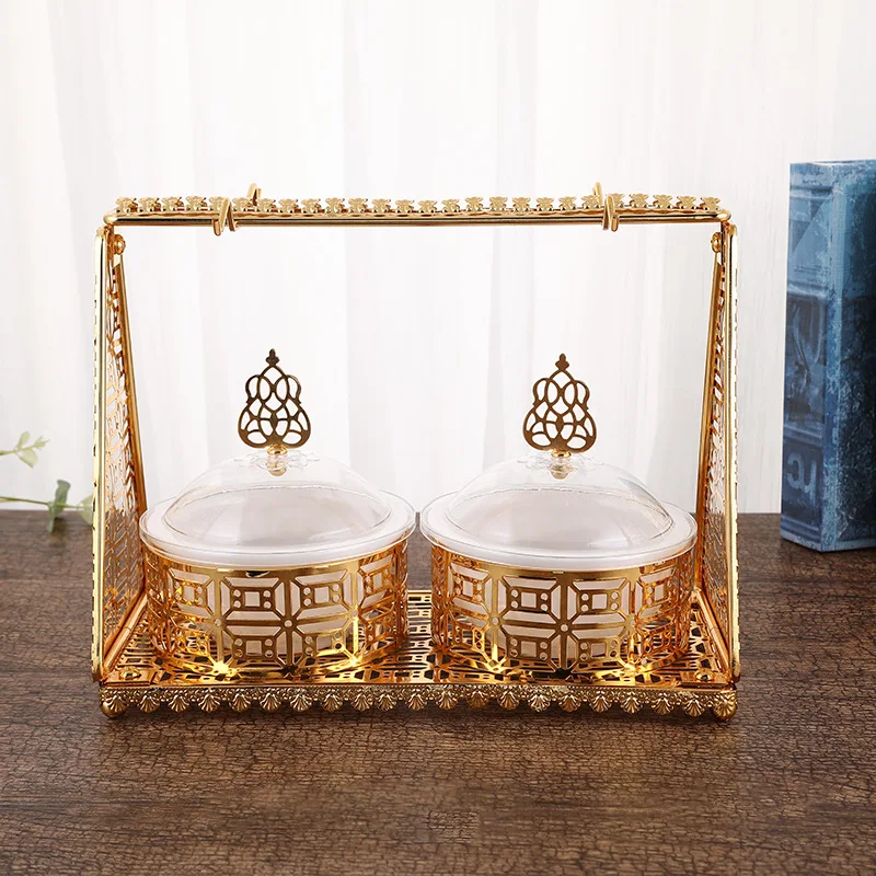 

2021 новая коробка для десертов висячая крышка 2 3 европейские сладости коробка для орехов декоративные лотки