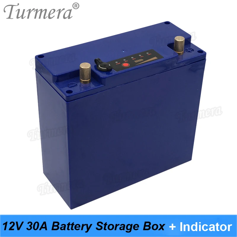 12V 30Ah pojemnik na baterie przypadku ze wskaźnikiem Port DC budować 48Pieces18650 bateria do system ups 12V Turmera