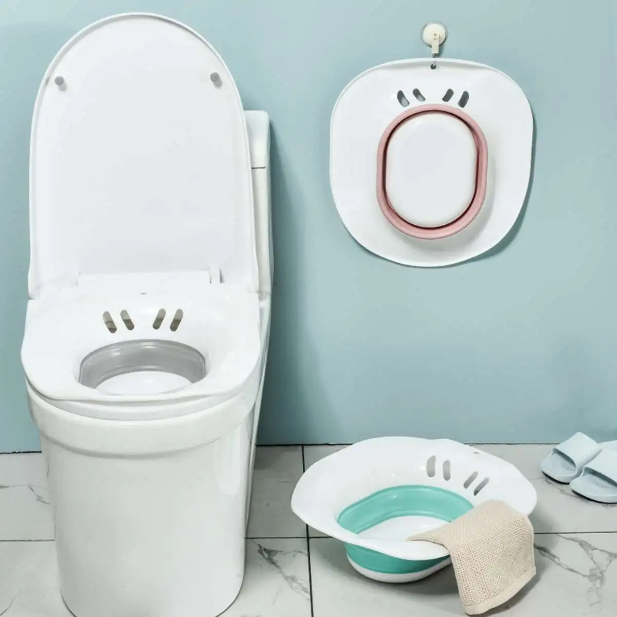 1 PC Foldable Over Toilet Remove Gynecological inflammation Prostatits Hemorroids Yoni Steam Stool Vaginal Steaming Seat