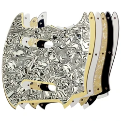 Pleroo Custom Guitar Parts With 12 Screws - For FD Mustang Guitar Pickguard No Control Hole Best Quality Guitarra Scratch Plate