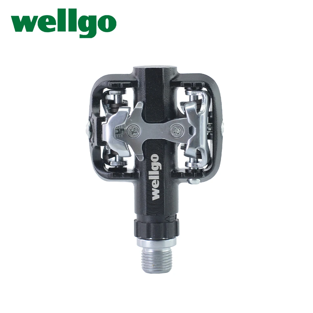 Wellgo Original WM001 Aluminum Body Boron2 DU Bearing 9/16 Bicycle Pedal for MTB Off-Road Mountain Road Bike Cycling Parts