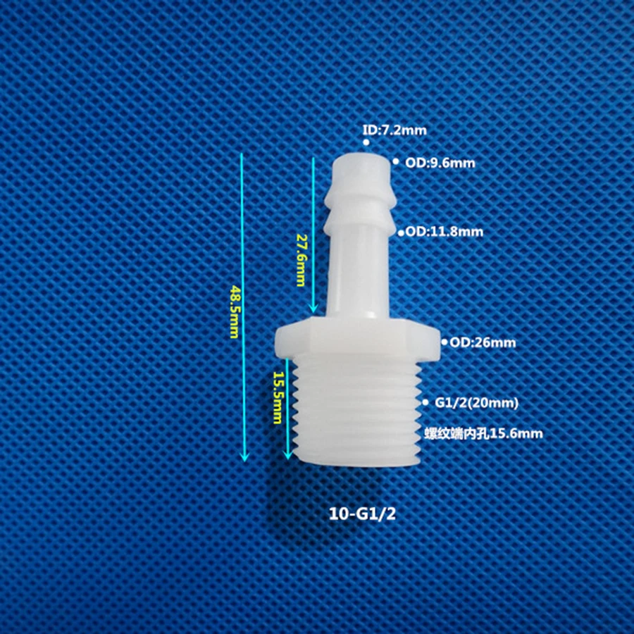 1PCS Plastic Pagoda Hose Barbed Joint 1/2\