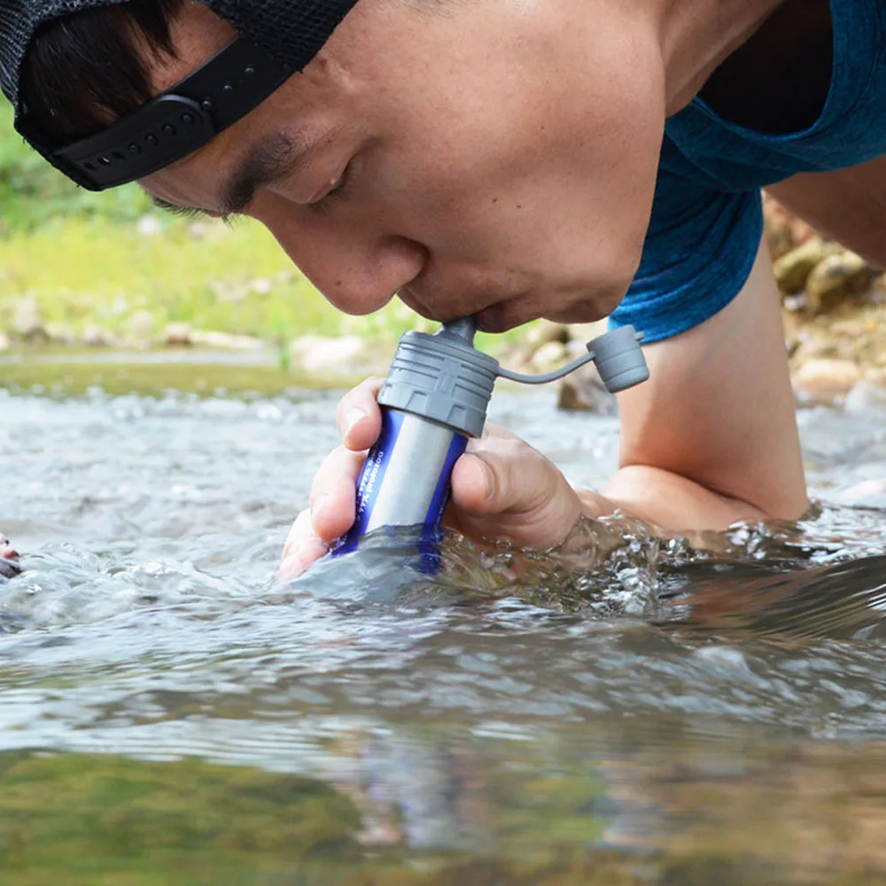 Outdoor Survival Water Purifier Water Filter Straw Water Mini Filter Filtration System for Outdoor Activities Emergency Life