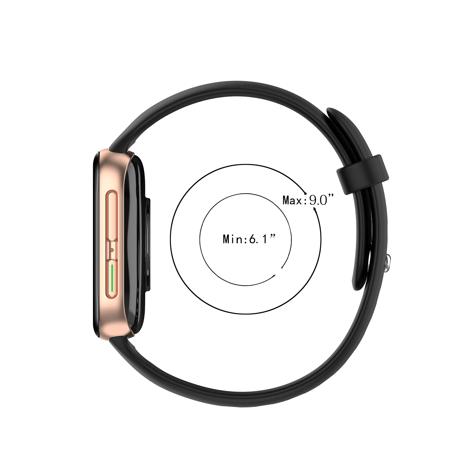 Tali jam silikon lembut untuk jam Oppo, 41mm 46mm gelang jam warna-warni gelang olahraga untuk jam Oppo 46mm 41mm