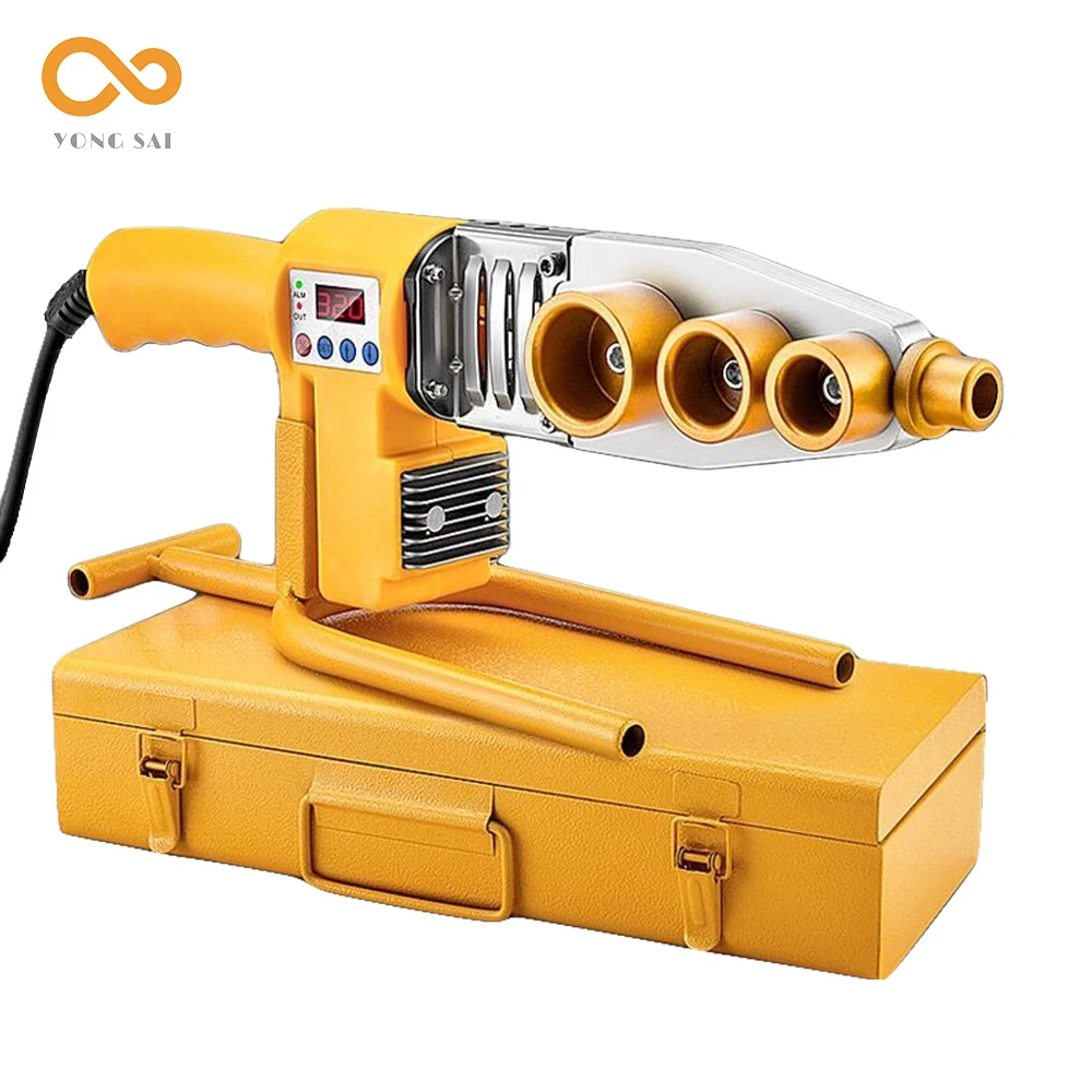 220V Pipe Tube Melting Machine Heating Tool Set For PPR PB PE Plastic Tube PPR Welder Hot Melt Machine Temperature Control