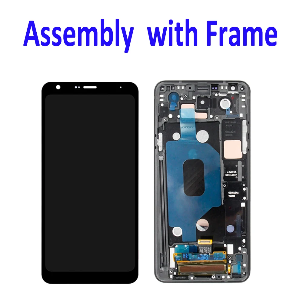 For LG Stylo 4 / Q Stylus Q710 LCD Q710CS Q710MS Q710ULS Q710ULM Q710TS LCD Display Touch Screen Digitizer Assembly With Frame