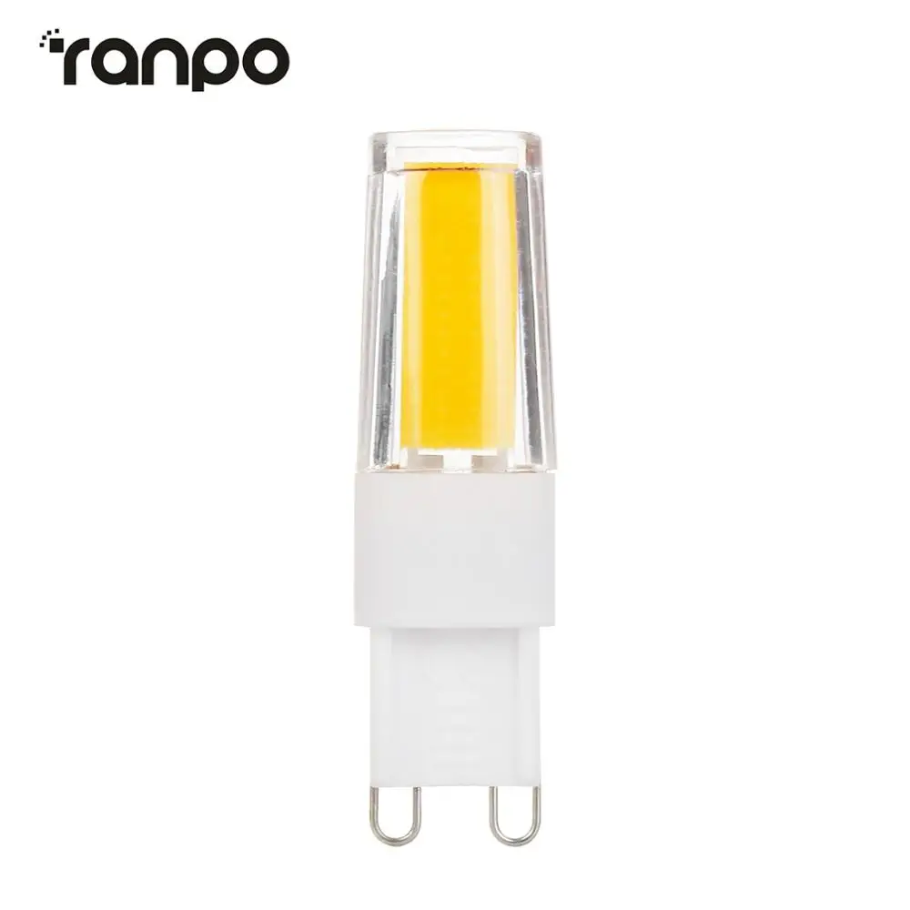 Imagem -05 - Mini Lâmpada Cob de Silicone g9 Lâmpada Lustre de Cristal de Cerâmica 4w 6w 110v 220v Substitui a Lâmpada de Halogênio com 10 Peças