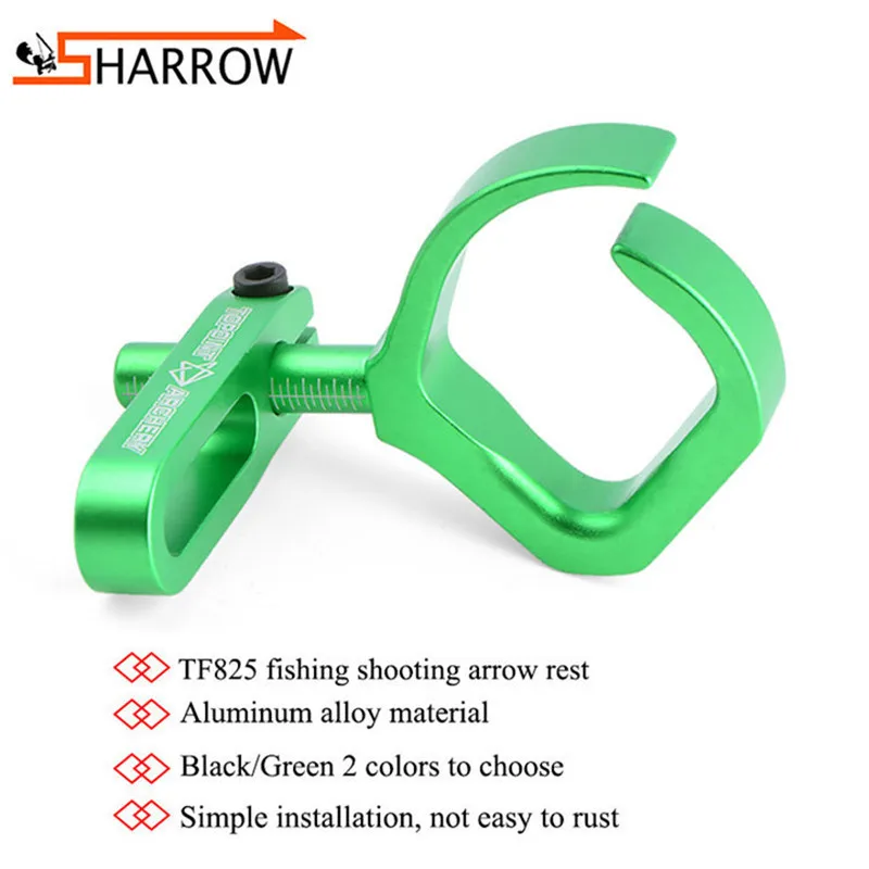 

Bowfishing Shooting Arrow Rest Aluminum Alloy Material Compound Bow Outdoor Fishing Hunting Arrow Rest For Archery Accessories