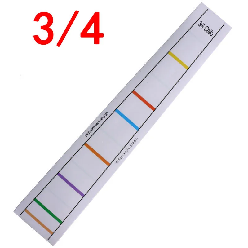 1pcFingerboard Stickers Cello Pitch Position Stickers Colorless Glue Finger Position Stickers Practice Trainer Scale Stickers