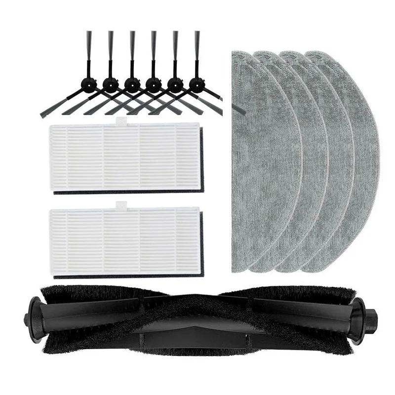 Neue Mopp Tücher Staub Taschen Wichtigsten Pinsel Seite Pinsel HEPA-Filter Für Lydsto R1 Roboter-staubsauger Ersatzteile